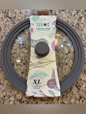 Cleverona Clever Lid, XL Dark Grey Universal Pan Lid